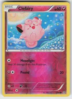 Clefairy Reverse Holo Common Generations 50/83 Pokemon - Image 1