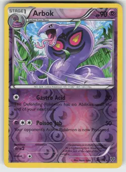 Arbok Reverse Holo Rare XY Base Set 48/146 Pokemon - Image 1