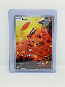 Tepig - 096/086 White Flare (Pokemon) Full Art Illustration Rare Near Mint Fresh - Image 1