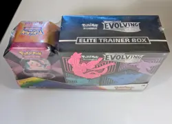 Pokemon Evolving Skies Elite Trainer Box & Mew V Tin 2-Pack English 2022 - Image 2