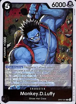 One Piece TCG OP07-091 Monkey D. Luffy English (2024) - Image 1