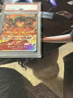 PSA 10 2022 One Piece OP01-024 Monkey D Luffy Alt Art Romance Dawn Japanese - Image 3