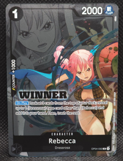 Rebecca OP04-092 Winner Pack 2025 Vol 2 One Piece English Foil - Image 1