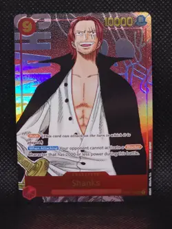 Shanks OP01-120 SEC Alt Art Romance Dawn One Piece CCG - Image 1