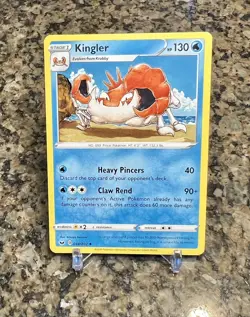 Kingler 044/202 Sword & Shield Pokemon Card NM - Image 1