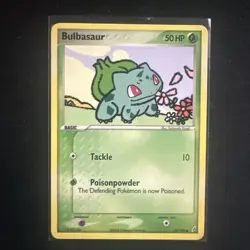 Bulbasaur 45/100 EX Crystal Guardians 2006 Non-Holo Pokemon Card - Image 5