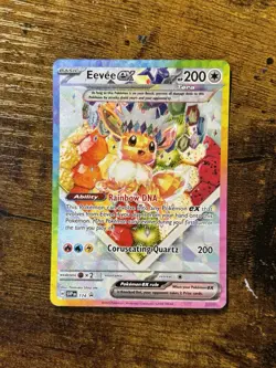 Pokemon TCG Eevee EX 174 Prismatic Evolutions Black Star Promo Card - Image 1