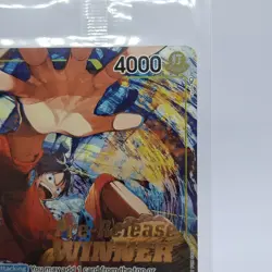 Monkey D. Luffy SEALED OP04 Pre Release Winner Tournament Promo Card P-036 ENG - Image 3