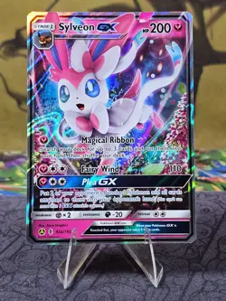 Pokemon TCG Sylveon GX 92a/145 Promo Card Guardians Rising Sun and Moon NM - Image 1