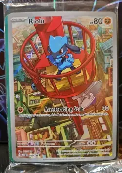 Pokemon Riolu 10 SEALED Mega Evolution Black Star Promo Card ETB - Image 1
