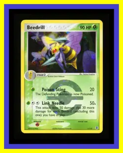Beedrill - 1/112 - EX FireRed & LeafGreen - Reverse Holo Rare - Pokemon Card - Image 1