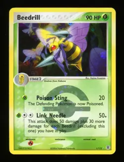Beedrill - 1/112 - EX FireRed & LeafGreen - Reverse Holo Rare - Pokemon Card - Image 4