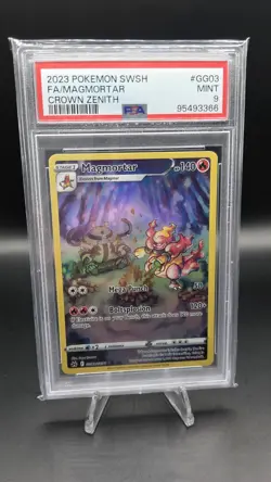 Magmortar GG03/GG70 — PSA 9 (MINT) — Crown Zenith — Rare Full Art Pokemon Card - Image 1
