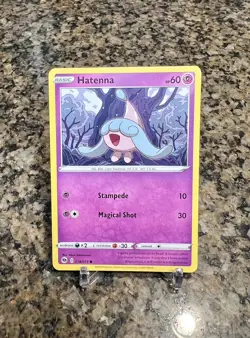 Hatenna 018/073 Non Holo SWSH Champions Path Pokemon Card NM - Image 1