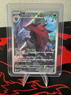 Zoroark 143/086 (NM) Illustration Rare White Flare Pokemon Card - Image 1