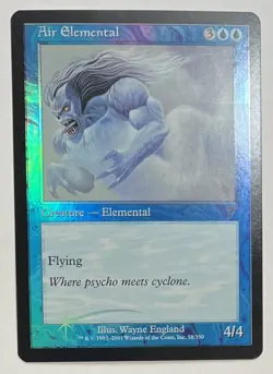 MTG AIR ELEMENTAL (FOIL) 7th Edition (OldManMTG 003-292) - Image 1