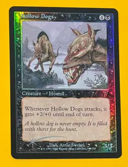 MTG HOLLOW DOGS (FOIL) 7th Edition (OldManMTG 004-194) - Image 1