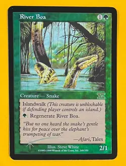 MTG RIVER BOA (Foil) FNM (OldManMTG 013-151) - Image 1