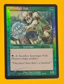 MTG SCAVENGER FOLK (FOIL) 7th Edition (OldManMTG 004-216) - Image 1