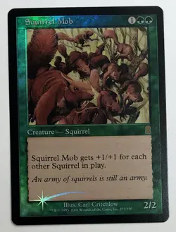 MTG SQUIRREL MOB (FOIL) Odyssey (OldManMTG 002-188) - Image 1