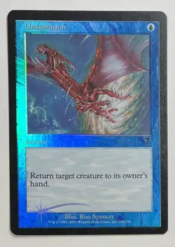 MTG UNSUMMON (FOIL) 7th Edition (OldManMTG 003-417) - Image 1