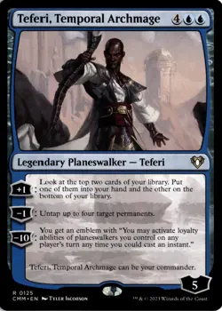 Teferi, Temporal Archmage 125 CMM Commander Masters NM - Image 1