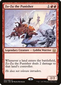 MTG - ZO-ZU THE PUNISHER - Duel Decks: Mind vs. Might (R) - Image 1