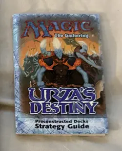Magic The Gathering Rule Book Preconstructed Deck Strategy Guide Urza’s Destiny - Image 1
