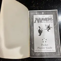 Magic The Gathering 1994 Pocket Players Guide Rulebook - Used - Vintage Book - Image 4