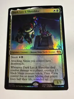 Dark Leo & Shredder Teenage Mutant Ninja Turtles Foil - Image 1