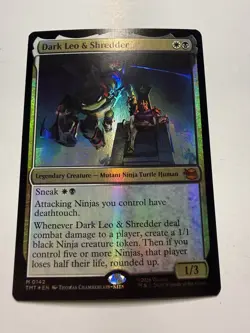 Dark Leo & Shredder Teenage Mutant Ninja Turtles Foil - Image 2