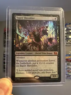 Mtg Super Shredder (TMT 0083) - Foil TMNT Teenage Mutant Ninja Turtles - Image 1