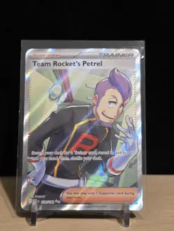 Pokemon Team Rocket's Petrel Full Art Trainer Card, Destined Rivals 226/182 - Image 1