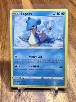 Lapras 029/198 Non Holo Common Chilling Reign Pokemon Card NM - Image 1