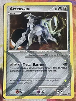 Pokemon TCG Arceus Holo Platinum Arceus AR9 - Image 1