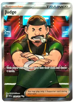 Judge 228/091 - Pokemon TCG - Paldean Fates Ultra Rare Holo - Image 1