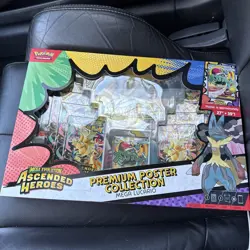 Pokemon Ascended Heroes Premium box Collection Lucario IN HAND ships ASAP - Image 1