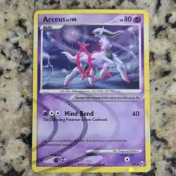 Pokemon Arceus Holo Rare Basic 80HP AR7 Arceus Set 2009 English Card - Image 1