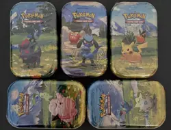 2026 Pokemon TCG Mini Tin Set of 5 Ascended Heroes New Sealed (One of each art). - Image 1