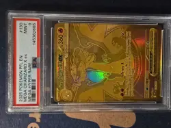 2025 Pokemon Mega Charizard X ex #130 Gold Hyper Rare PSA 9 Mint – PFL EN - Image 3