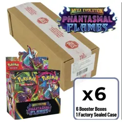 Pokemon Phantasmal Flames BOOSTER BOX SEALED CASE OF 6 In Hand - Image 1