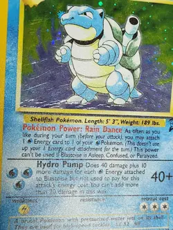 Blastoise 2/130 Base Set 2 Holofoil Holo Rare Pokemon TCG - Image 3