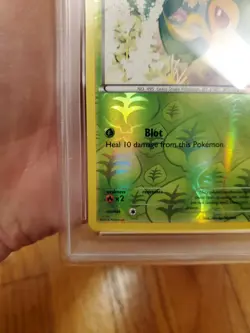 2016 Pokemon Snivy Xy Reverse Foil Psa 7 UNDERGRADED! Fates Collide #5 - Image 3