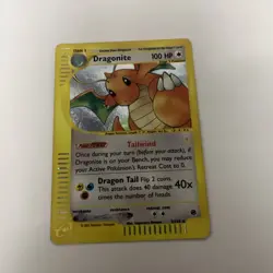 Pokemon Dragonite 9/165 Holo Rare - Pokemon Expedition - Vintage E-Reader HP - Image 1
