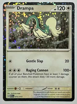 Drampa 015/015 (NM) Holo Rare Scarlet & Violet: McDonald’s Promo 2024 - Image 1