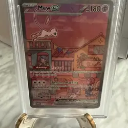 2023 Pokemon TCG 151 Ultra Premium Collection Mew ex Promo 053 PSA 8 - Image 2