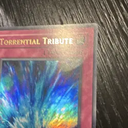 Konami Yu-Gi-Oh! TCG Torrential Tribute LON-025 1st Ed Ultra Rare Trap - Image 4