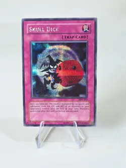 Yugioh! Skull Dice Foil EDS-003 Secret Rare LP - Image 1