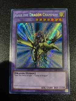 Gaia the Dragon Champion LOB-EN125 Legend of Blue Eyes White Dragon (25th... - Image 1