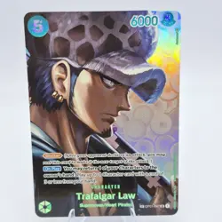 One Piece Card Trafalgar Law OP01-047 SP OP04 Kingdoms Of Intrigue English NM - Image 2